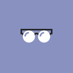 Eyeglasses Simple icon vector for your design