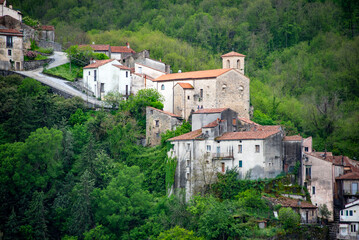 Fototapeta na wymiar Town of Trecchina - Italy