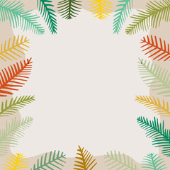 Fototapeta na wymiar Modern tropical leaves background design 