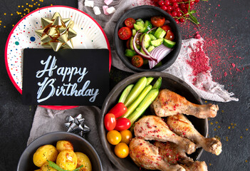 Family dinner concept.