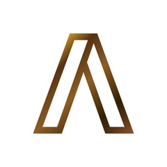 Monogram design vector logo. Monogram initial letter mark A logo design. Monogram design vector logo. Monogram initial letter mark A logo design simple A monogram