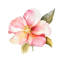 Obraz na płótnie Canvas flower botanical watercolor art