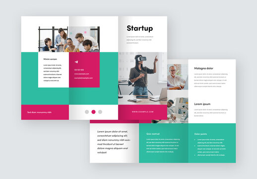 Trifold Brochure For Startups