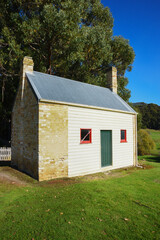 Obraz premium close up of window in traditional country cottage house