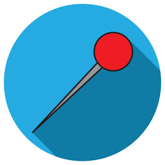 thumbtack icon vector
