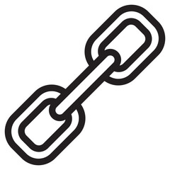 chain icon vector