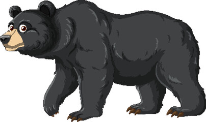 Cartoon Black Bear