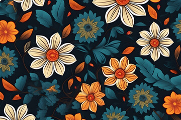 seamless floral background