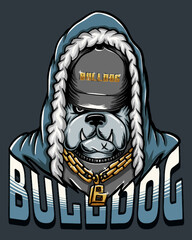 Bulldog Vector Art, Illustration, Icon and Graphic