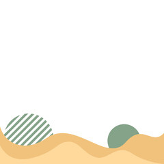 Abstract Blob Footer Border