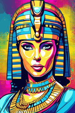 cleopatra woman illustration