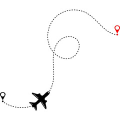 Airplane Travel Route