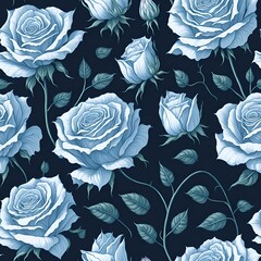 Pure Petals: The White Roses Pattern!