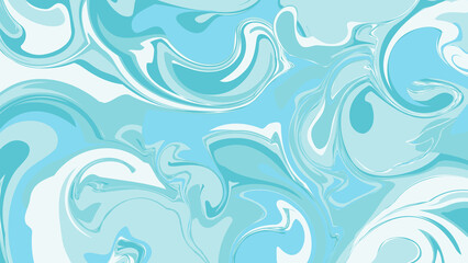 水色のマーブル模様