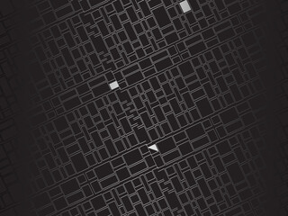 Gray line on black. Minimalist design. Cover design templates, business flyer layouts, wallpapers, etc.