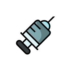 Fototapeta premium injection syringe icon vector design templates