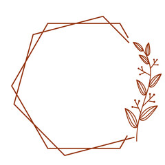 Aesthetic Floral Frame