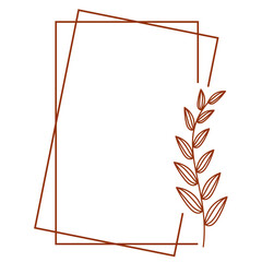 Obraz premium Aesthetic Floral Frame