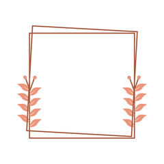 Obraz premium Aesthetic Floral Frame