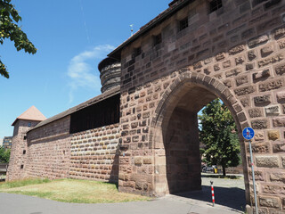 Spittlertor tower in Nuernberg