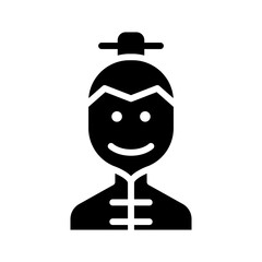 Chinese man icon