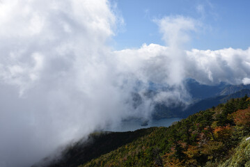 Climbing  Mount Nantai, Tochigi, Japan 