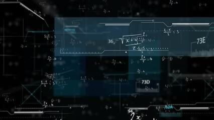 Animation of mathematical formulae and data processing - Powered by Adobe