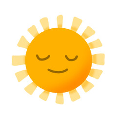 The cute minimal sun