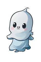 Baby Ghost Cartoon Stickers