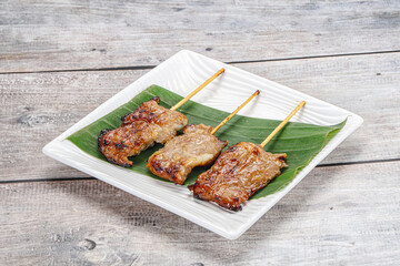 Thai cuisine - grilled pork skewer