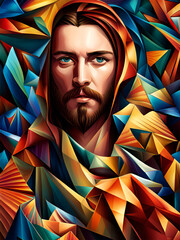 Portrait of Jesus - Generative AI