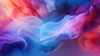 Dreamy pastel teal and pink smoke with abstract blurred background. Cloud and fog. Glowing color steam wallpaper | Generative AI