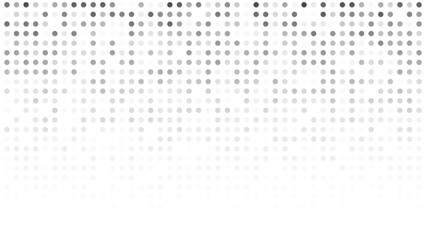 Monochrome halftone background with dots