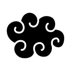Curl cloud icon