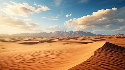 Desert sand dunes in Sinai desert - obrazy, fototapety, plakaty