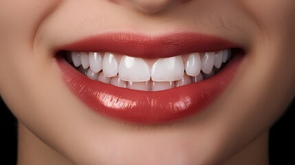 Obraz premium Concept of healthy teeth.Generative AI