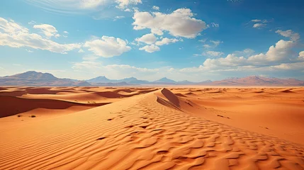 Papier Peint photo Abu Dhabi Desert sand dunes in Sinai desert