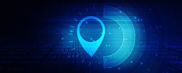 2d rendering Red map pointer