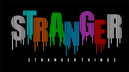 stranger Vector Design use for printing, t-shirt, sublimation, cutting and more