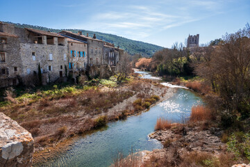 Village de Lagrasse en France