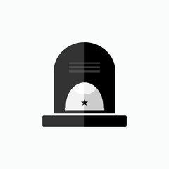 Heroes' Tomb Icon. The Warrior's Grave Symbol - Vector, Sign for Design, Presentation, Website or Apps Elements.