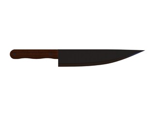 Stainless Steel 9 Inch Chef Knife 3D model