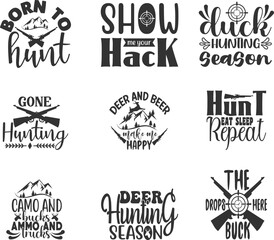 Hunting Quotes SVG Bundle