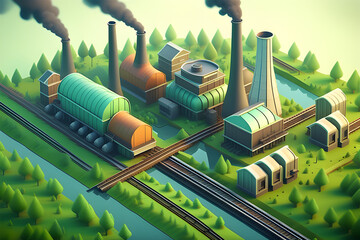 an environmental picture
 generative AI