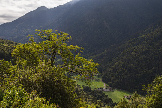 the Mont Mirantin massif in Beaufortain