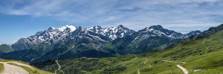 Foto auf Acrylglas Mont Blanc Mont-Blanc, seen from Beaufortain