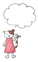 猫と吹き出し