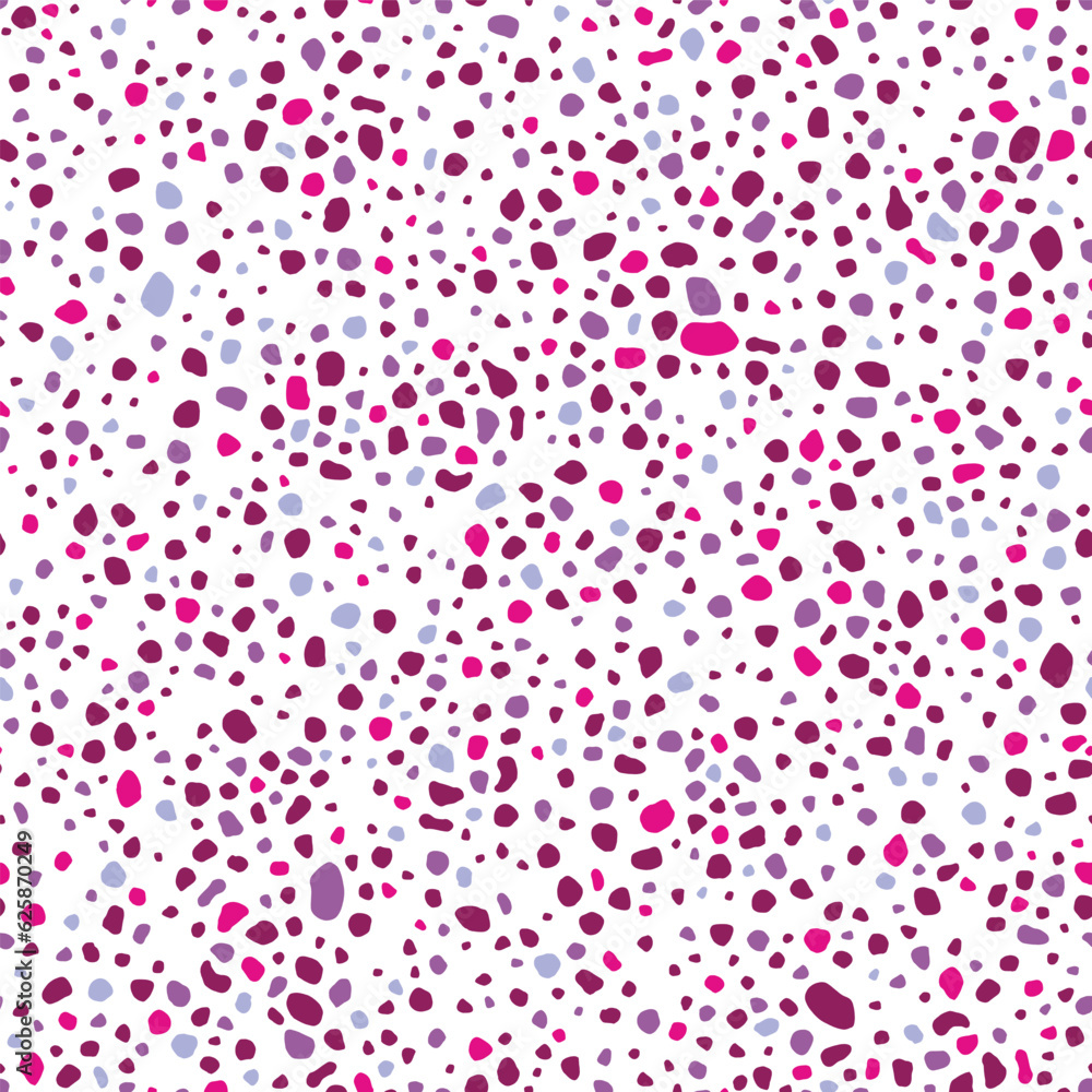 Wall mural Irregular spots and blobs seamless pattern