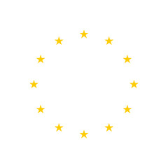 European Union stars vector symbol
