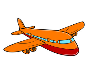 airplane vector illustration